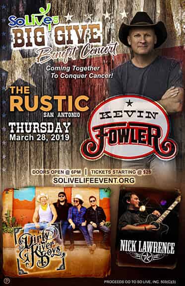 Country concert flyer