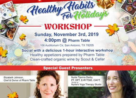 So Live's 3rd Annual "Healthy Habits for the Holidays" Workshop! Photo